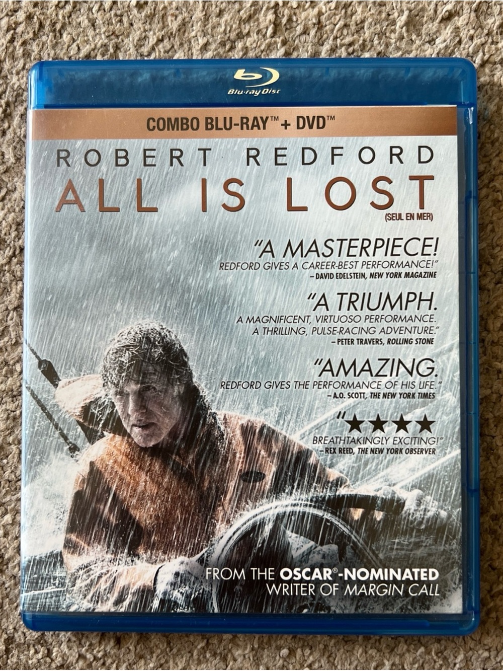 All Is Lost (Blu-ray + DVD) - Robert Redford Movie